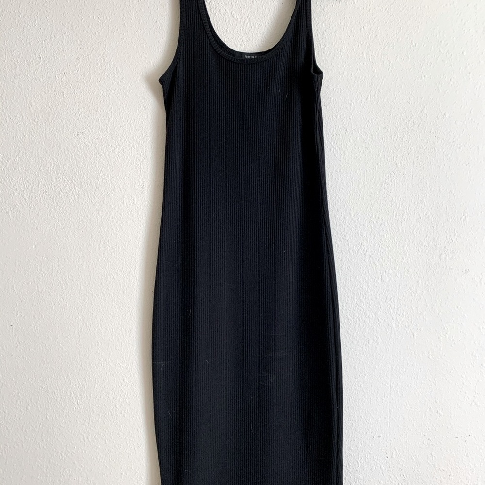Black Midi dress from forever 21
